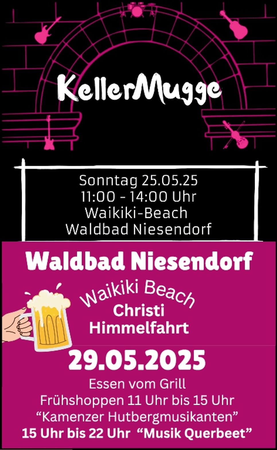 Männertag/Himmelfahrt und Mugge Party 