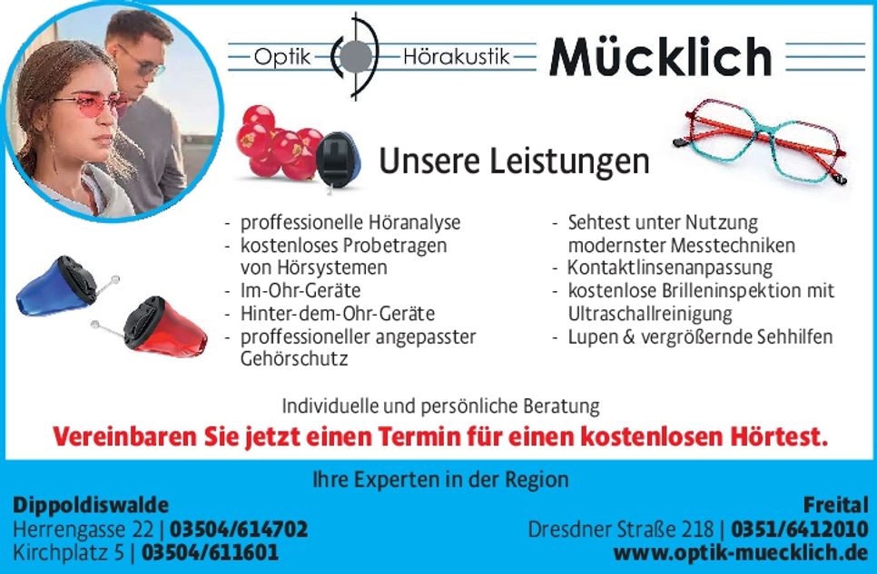 Gut hören und sehen