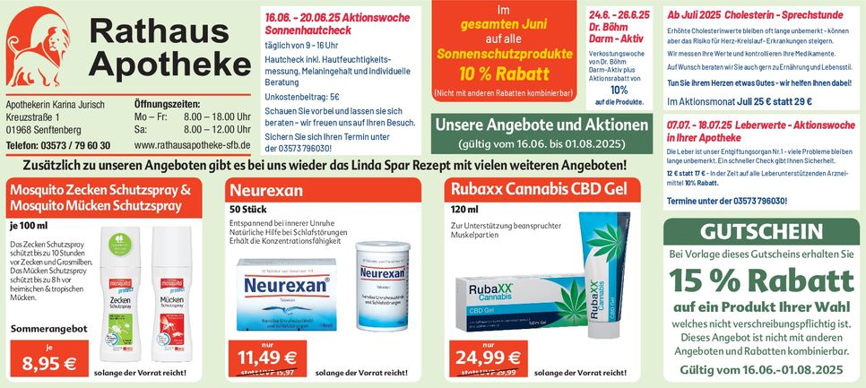 Angebote 16.06.25 - 01.08.25