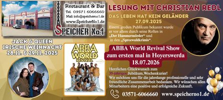 Speicher Veranstaltungen