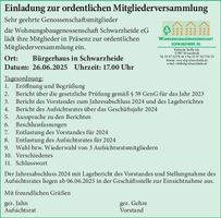 WBG Mitgliederversammlung 2025
