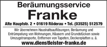 Dienstleister Franke