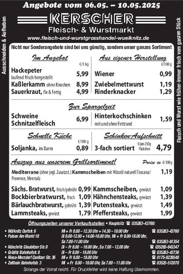Fleisch- & Wurstmarkt