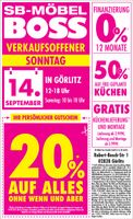Möbel Boss Angebotswerbung