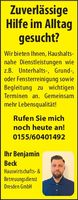 Hauswirtschafts- & Betreuungsdienst
