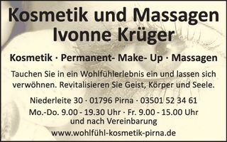 Kosmetik Krüger Abschied