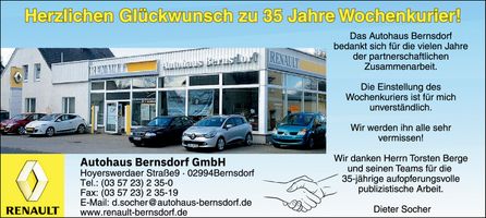 AH Bernsdorf 35 Jahre Woku