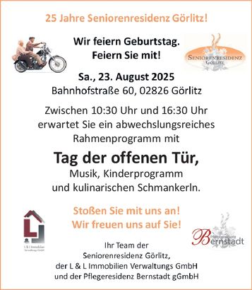 25 Jahre Seniorenresidenz Görlitz 