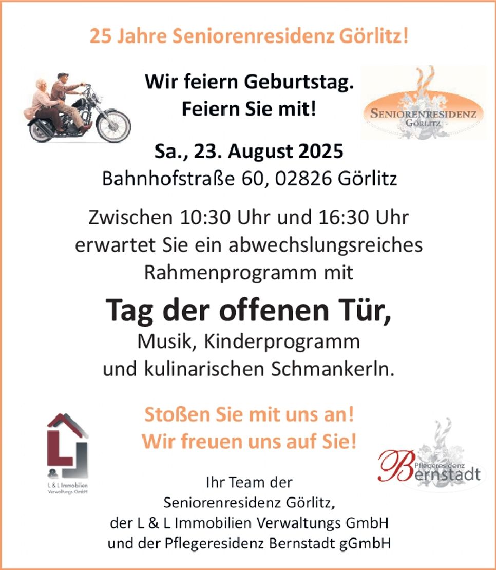 25 Jahre Seniorenresidenz Görlitz 