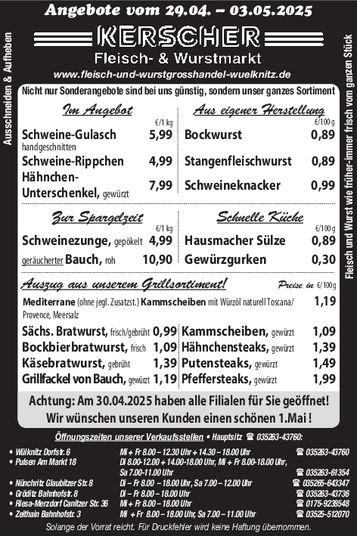 Fleisch- & Wurstmarkt