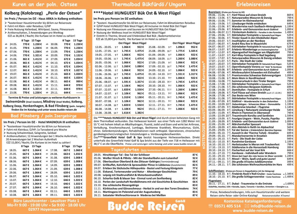 Budde-Reisen mit TF