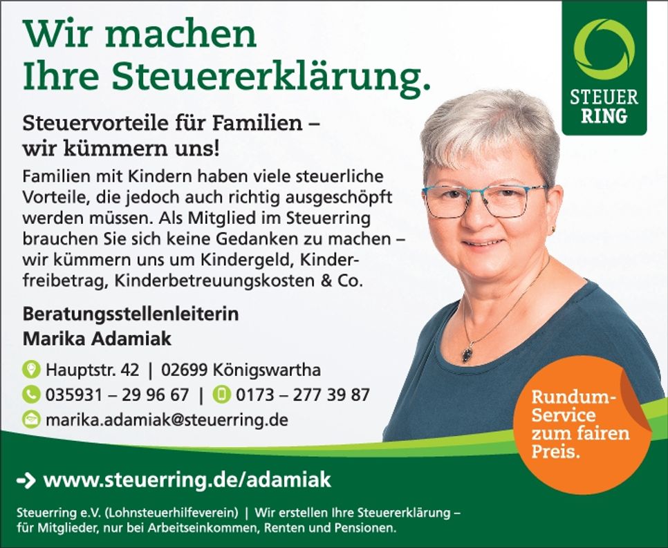 Familienausgabe Steuern