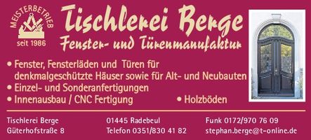 Tischlerei Berge
