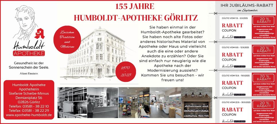 Humboldt Apotheke Jubil. 