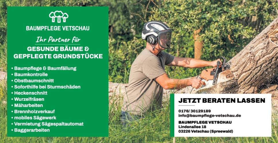 Stadtfest - Baumpflege Vetschau