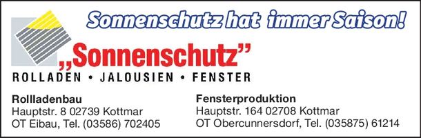 Sonnenschutz hat immer Saison