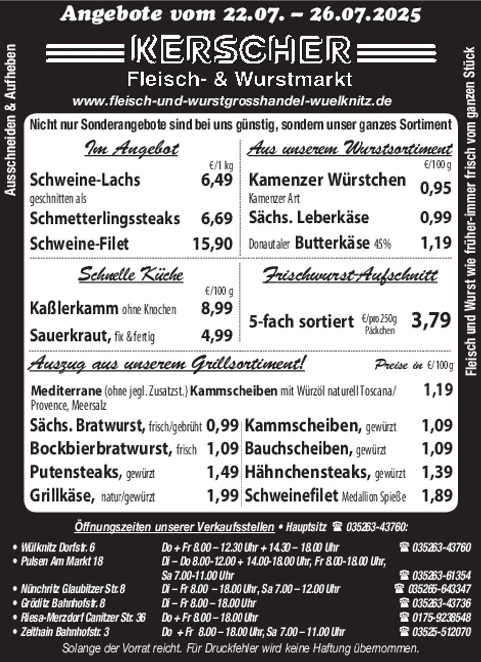 Fleisch- & Wurstmarkt