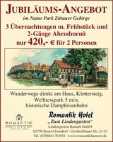 Jubiläums- Angebot