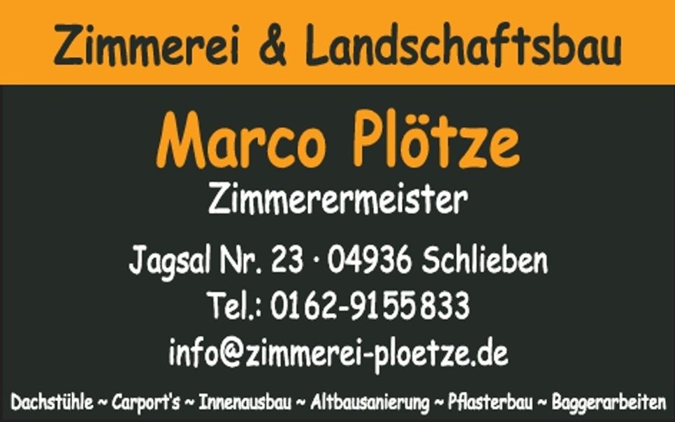 Zimmerei Plötze Gewerbefest