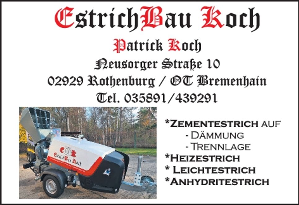 Estrichbau Koch