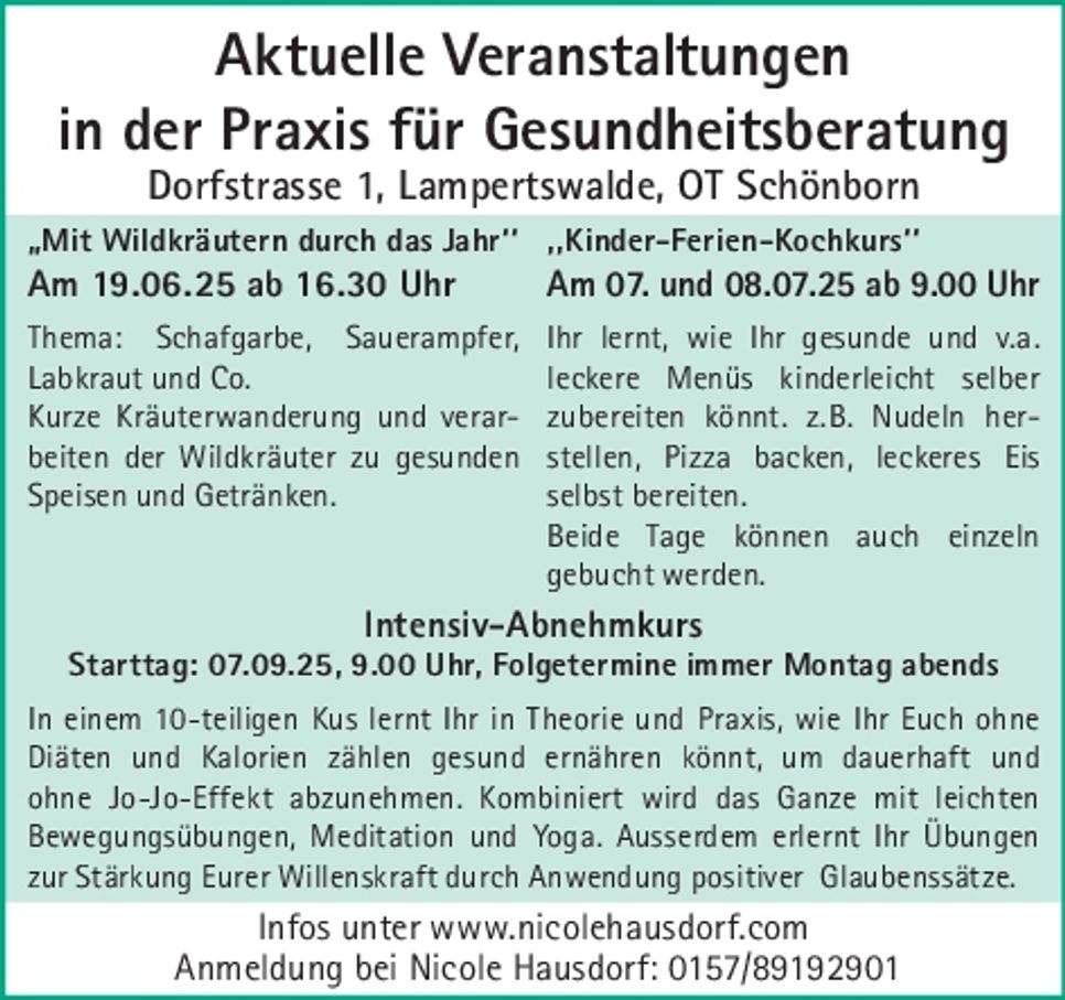 Ernährungsberatung
