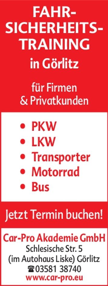 TS car-pro Fahrsicherheitstraining