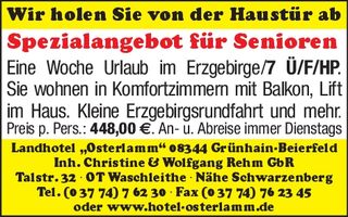 Spezialangebot für Senioren