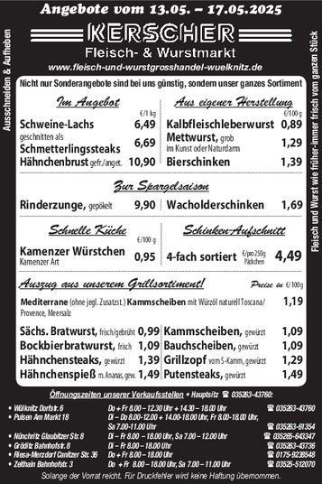 Fleisch- & Wurstmarkt