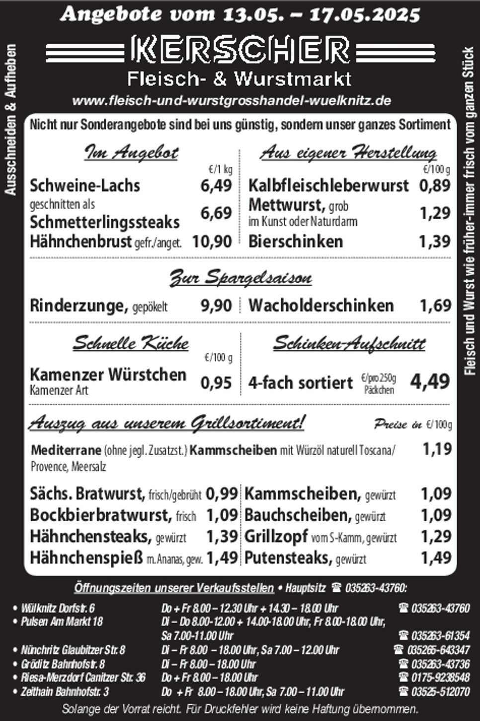 Fleisch- & Wurstmarkt