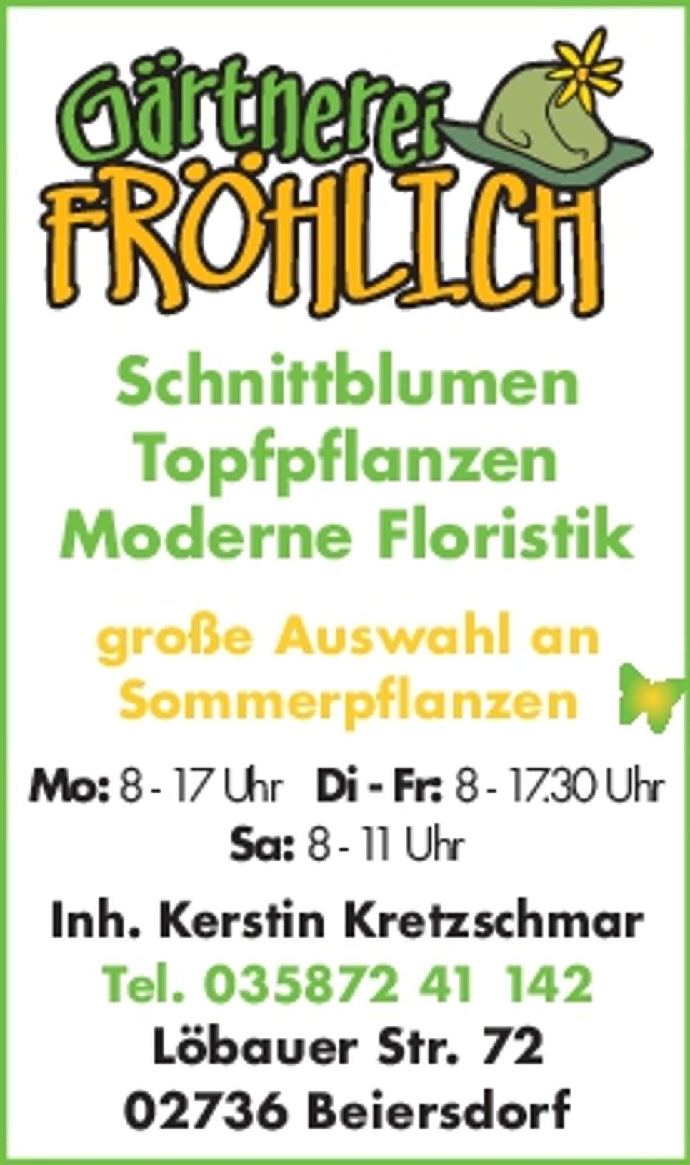 Gärtnerei Fröhlich