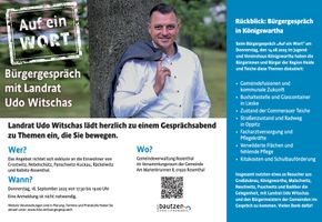 Bürgergespräch Klosterwasser
