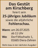 Fohlenschau Mischwitz Titel