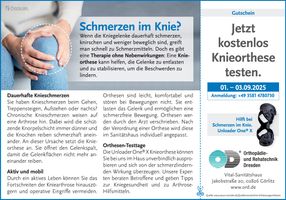 Orthesentesttage Görlitz 01.–03.09.