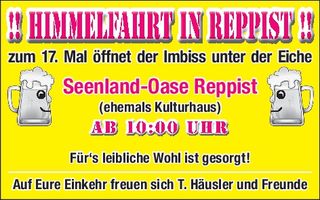 Männertag Reppist- Seenland Oase