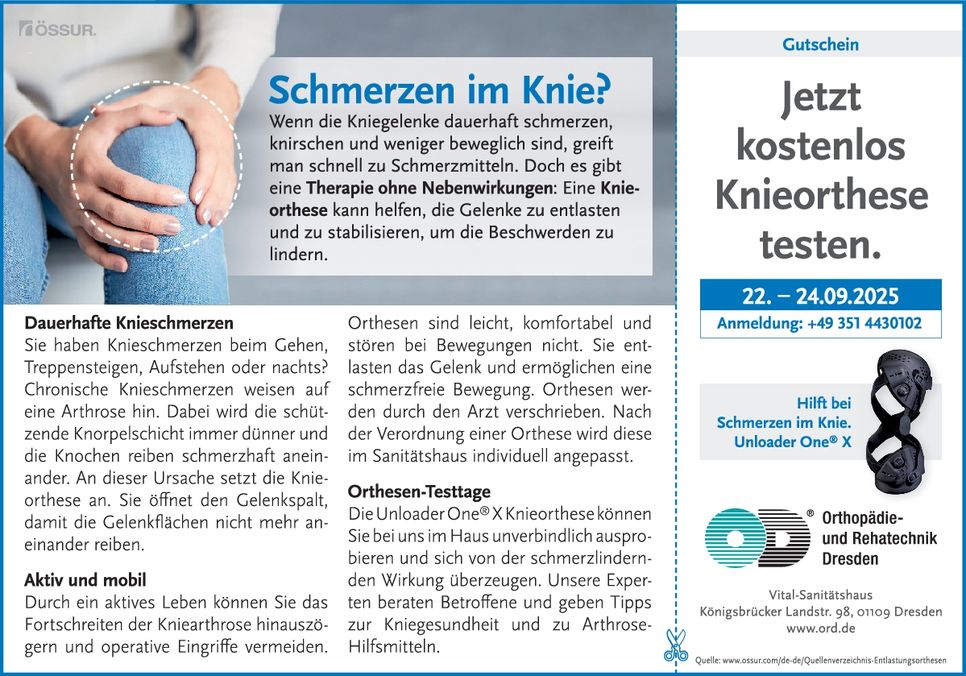 Orthesentesttage Dresden KöLa 22.–24.09.
