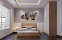 Abbildung 4: Viel Licht ins Rauminnere bringt das Tageslichtrollo. Für ein Schlafzimmer, das nicht einsehbar ist, kann das eine hübsche Wahl sein.